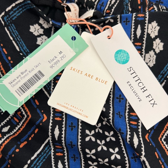 Stitch Fix Skies are Blue Ponte Knit Skirt NWT - Picture 4 of 4